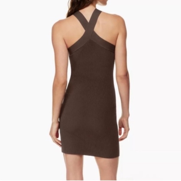 Aritzia Babaton Sculpt Brown Dress - Picture 2 of 5